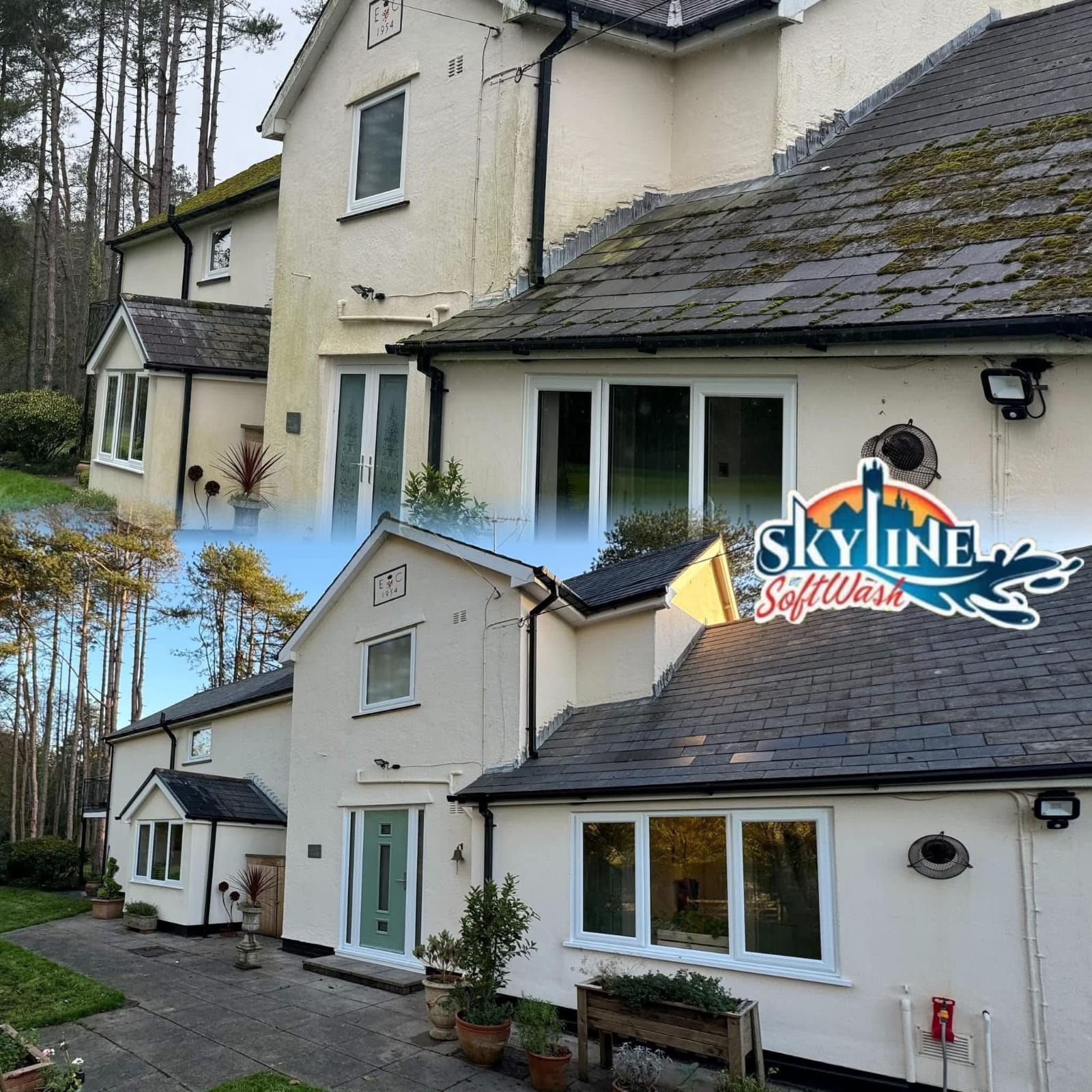 Roof cleaning transformation 4